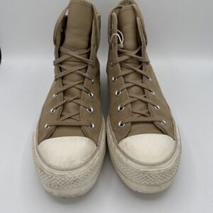 Converse Custom Chuck Taylor All Star‎ PC Boot Tan Suede Mens 8.5 / Womens 10